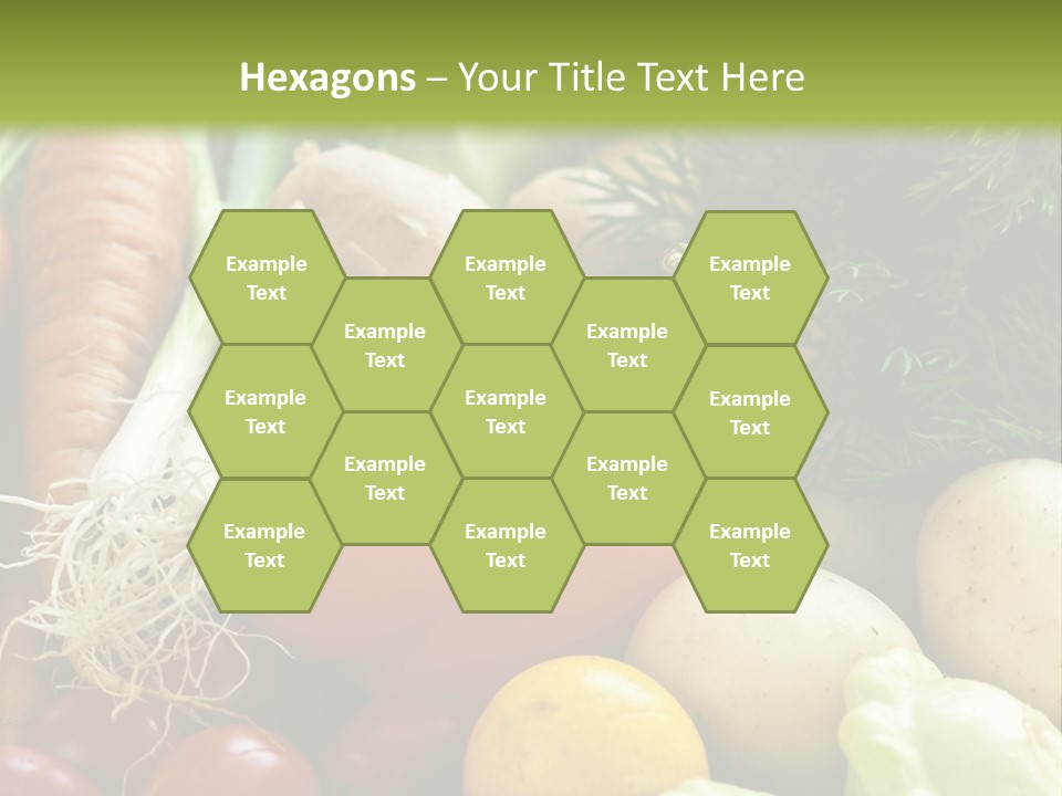 Farm Green Pepper PowerPoint Template