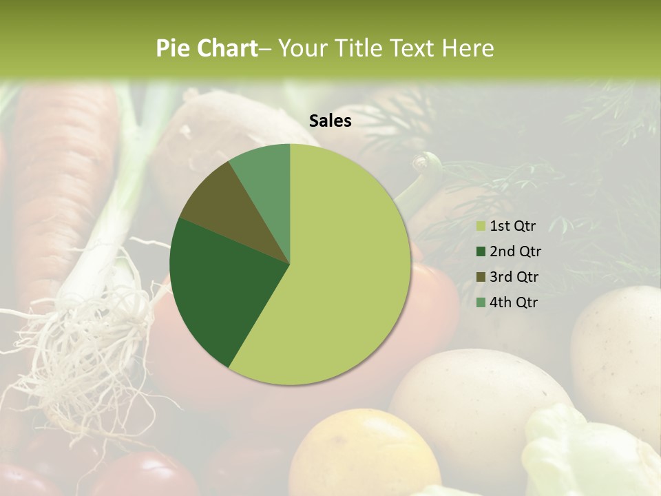 Farm Green Pepper PowerPoint Template