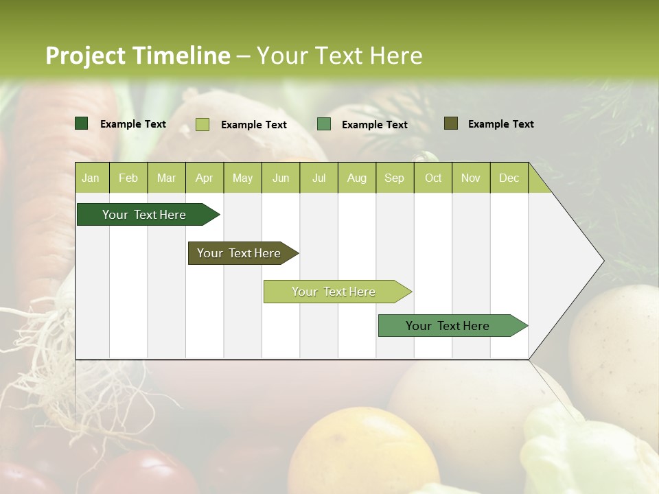Farm Green Pepper PowerPoint Template