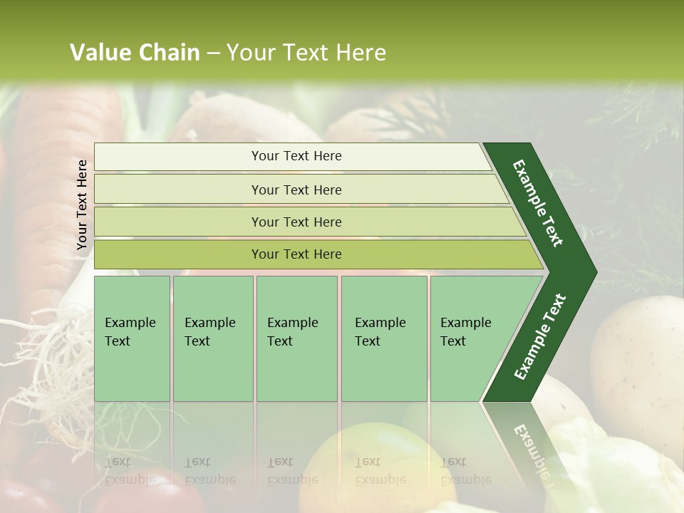 Farm Green Pepper PowerPoint Template