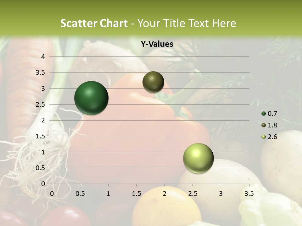 Farm Green Pepper PowerPoint Template