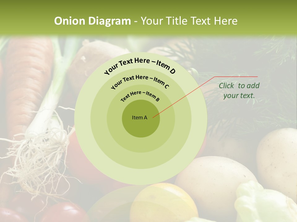 Farm Green Pepper PowerPoint Template