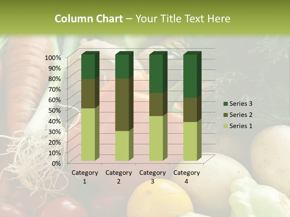 Farm Green Pepper PowerPoint Template