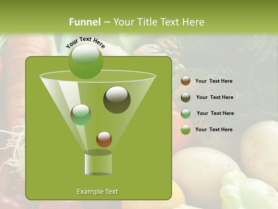 Farm Green Pepper PowerPoint Template