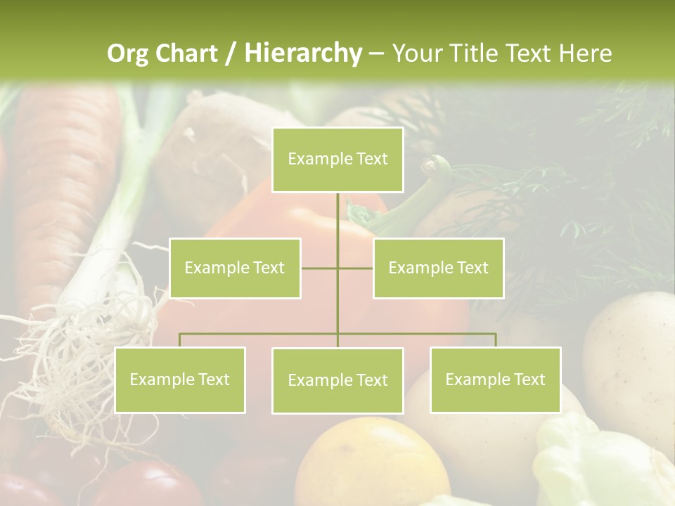 Farm Green Pepper PowerPoint Template