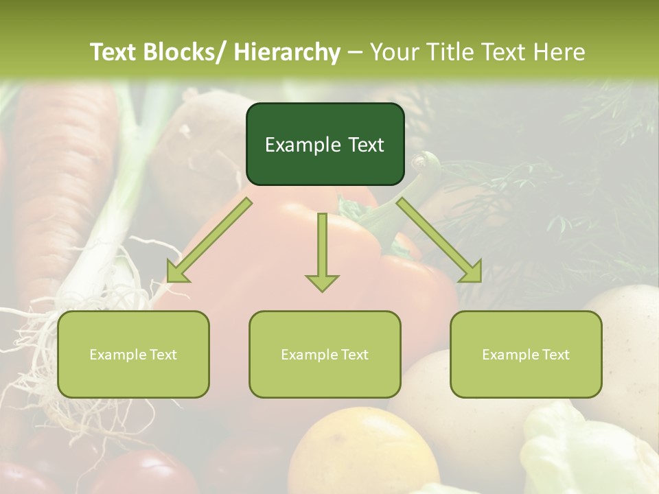 Farm Green Pepper PowerPoint Template