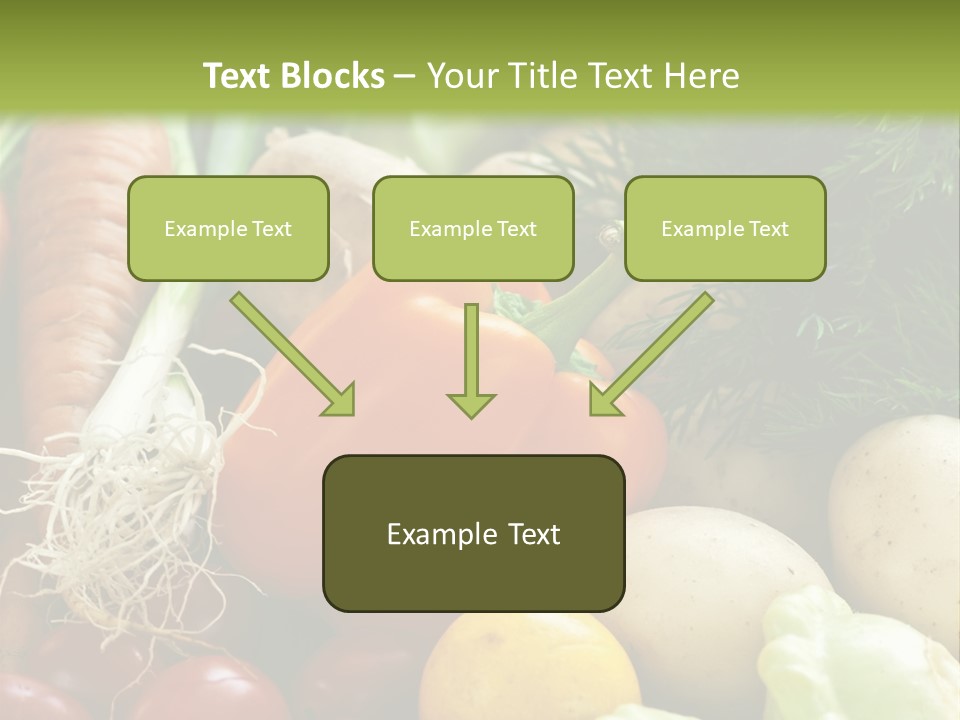 Farm Green Pepper PowerPoint Template