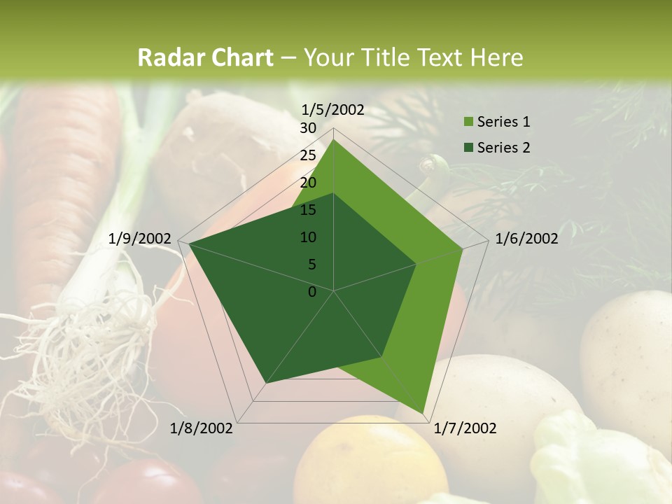 Farm Green Pepper PowerPoint Template