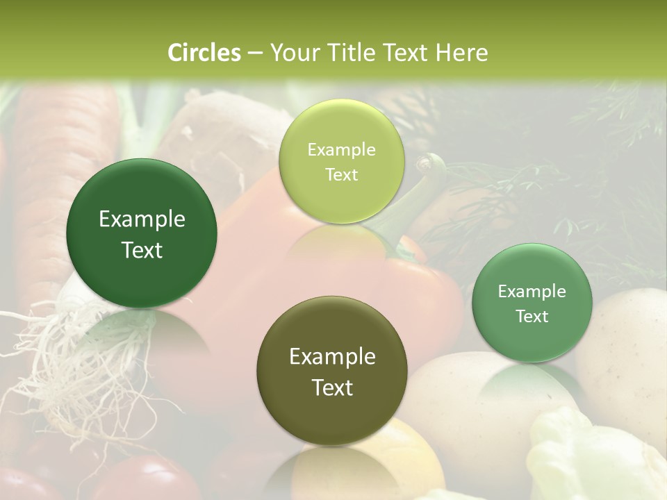 Farm Green Pepper PowerPoint Template