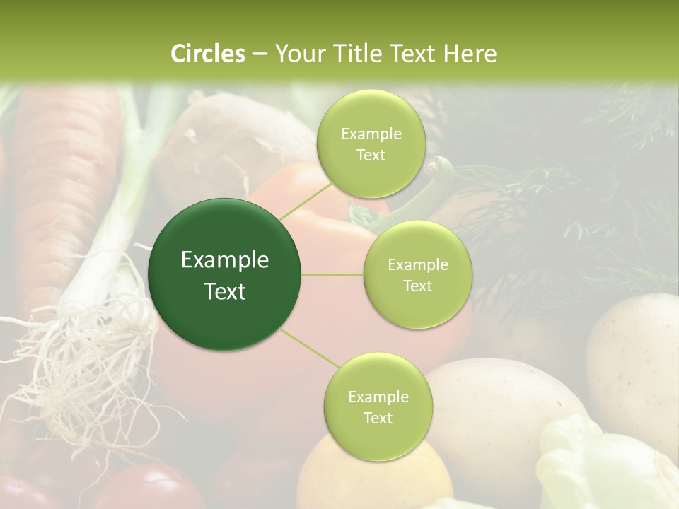 Farm Green Pepper PowerPoint Template