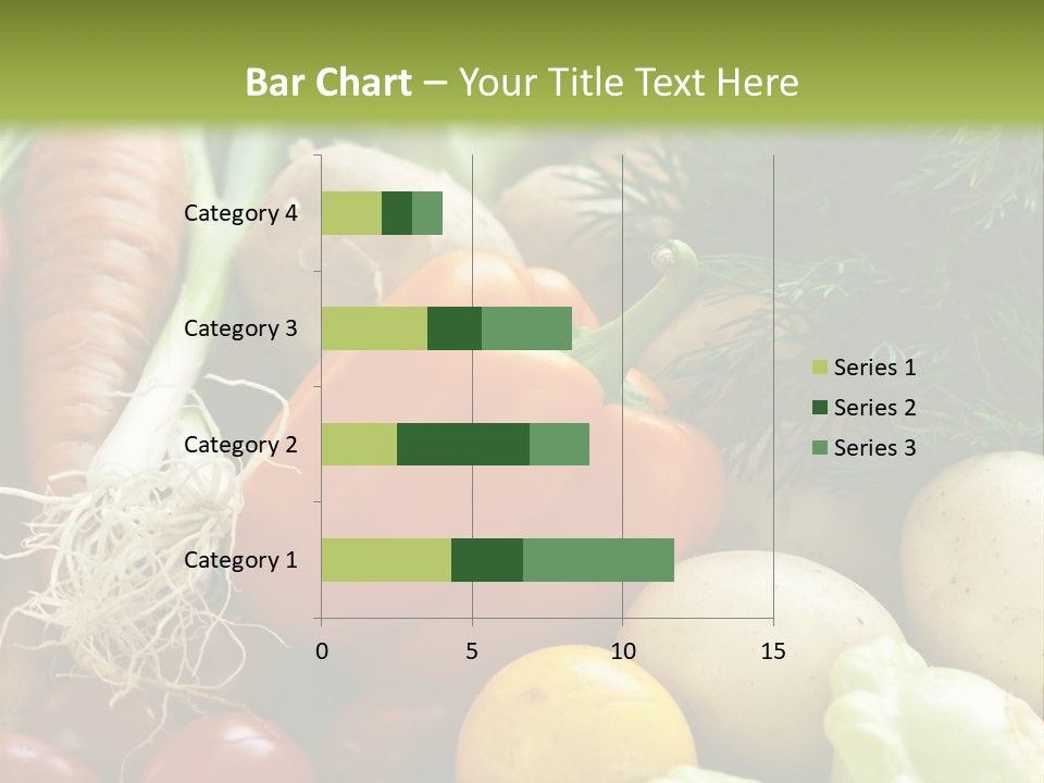 Farm Green Pepper PowerPoint Template