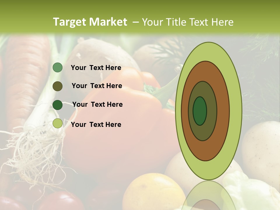Farm Green Pepper PowerPoint Template