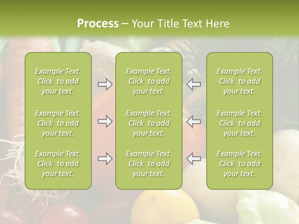Farm Green Pepper PowerPoint Template