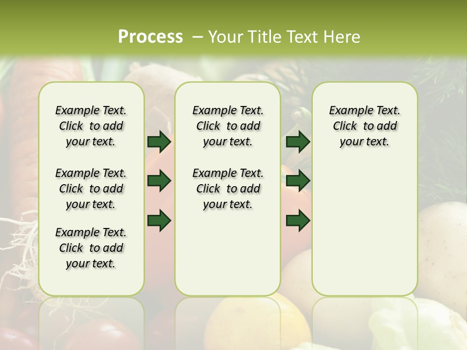 Farm Green Pepper PowerPoint Template