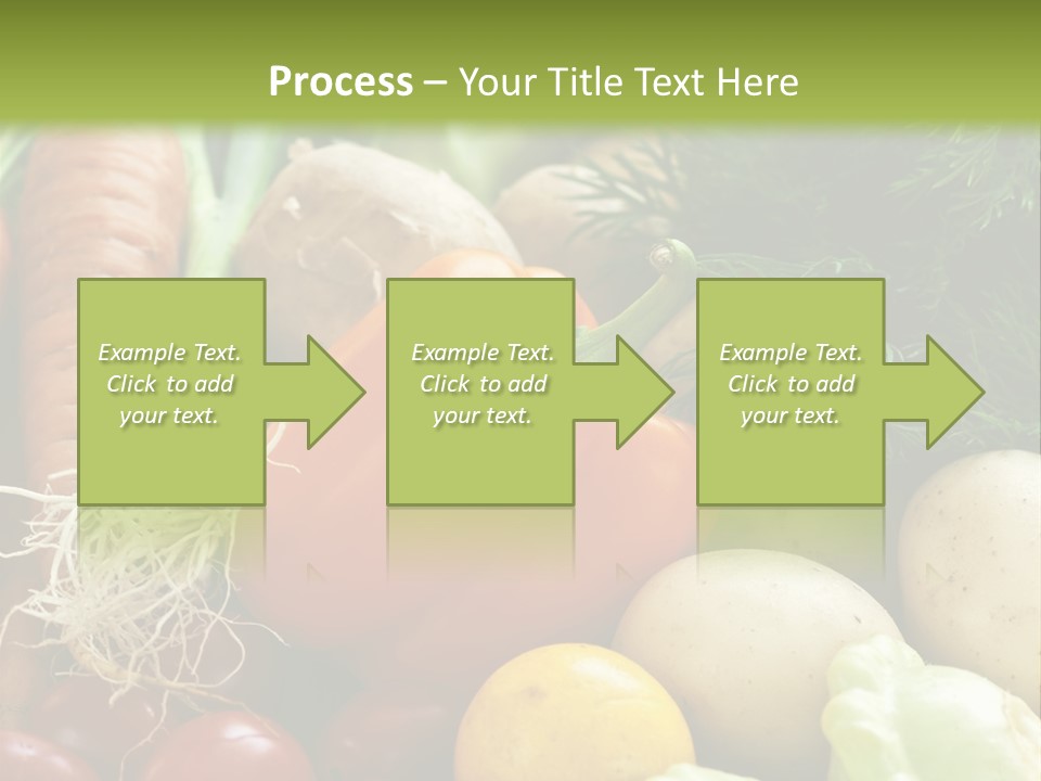 Farm Green Pepper PowerPoint Template