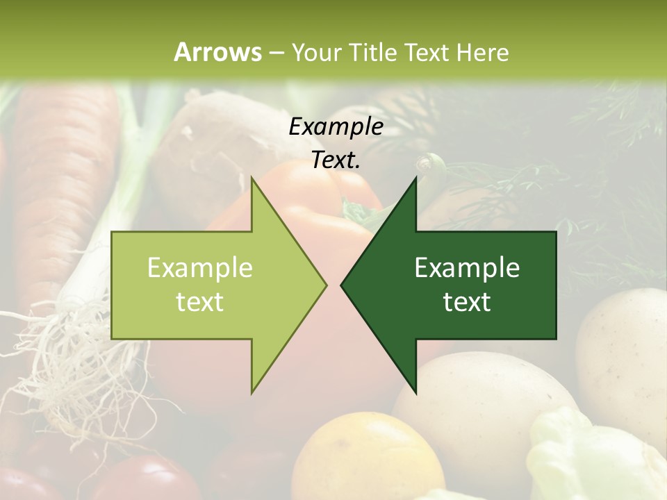 Farm Green Pepper PowerPoint Template