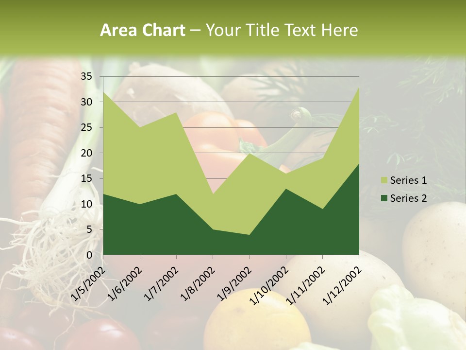 Farm Green Pepper PowerPoint Template