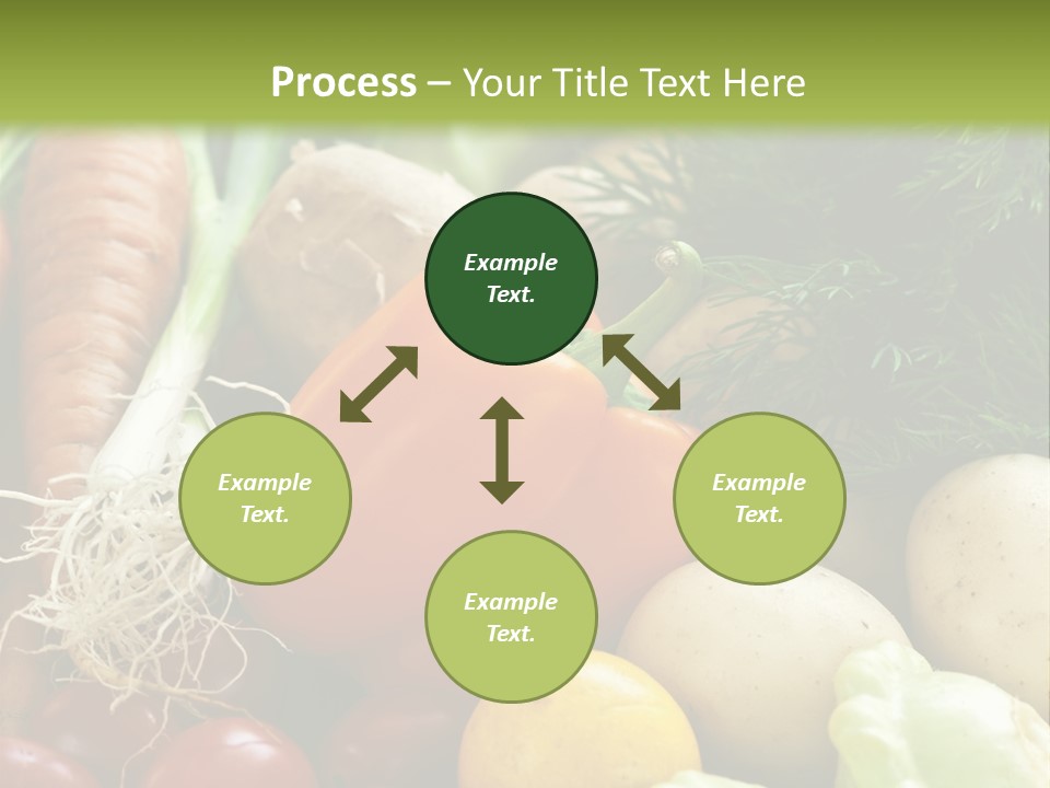 Farm Green Pepper PowerPoint Template