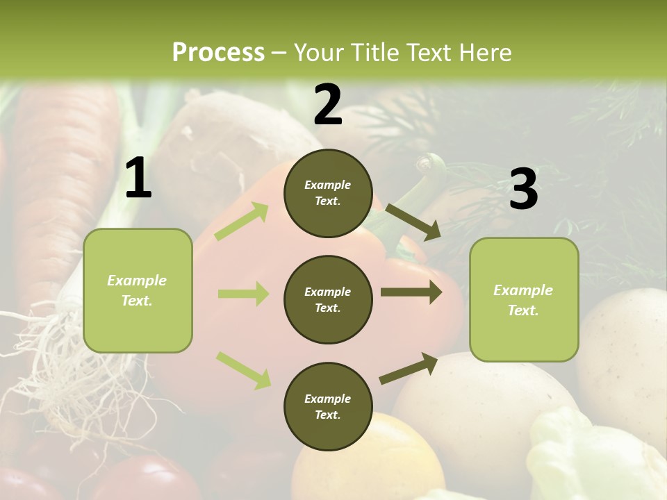 Farm Green Pepper PowerPoint Template