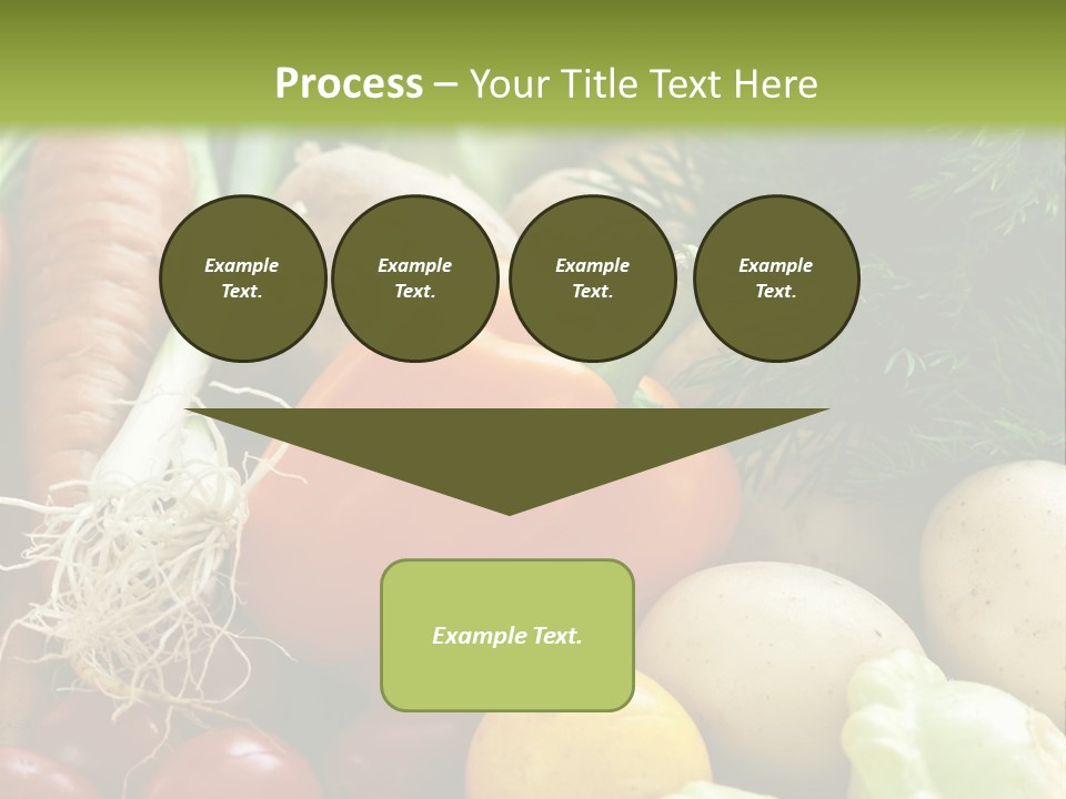 Farm Green Pepper PowerPoint Template