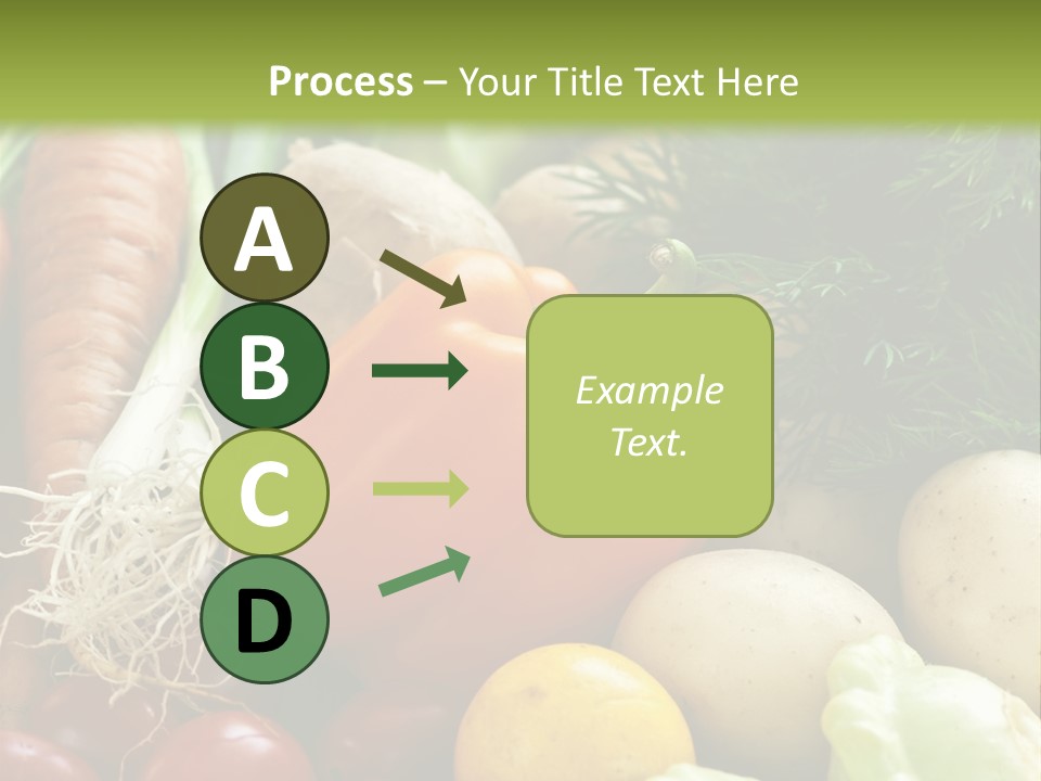 Farm Green Pepper PowerPoint Template