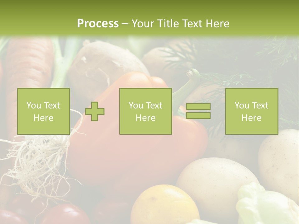 Farm Green Pepper PowerPoint Template