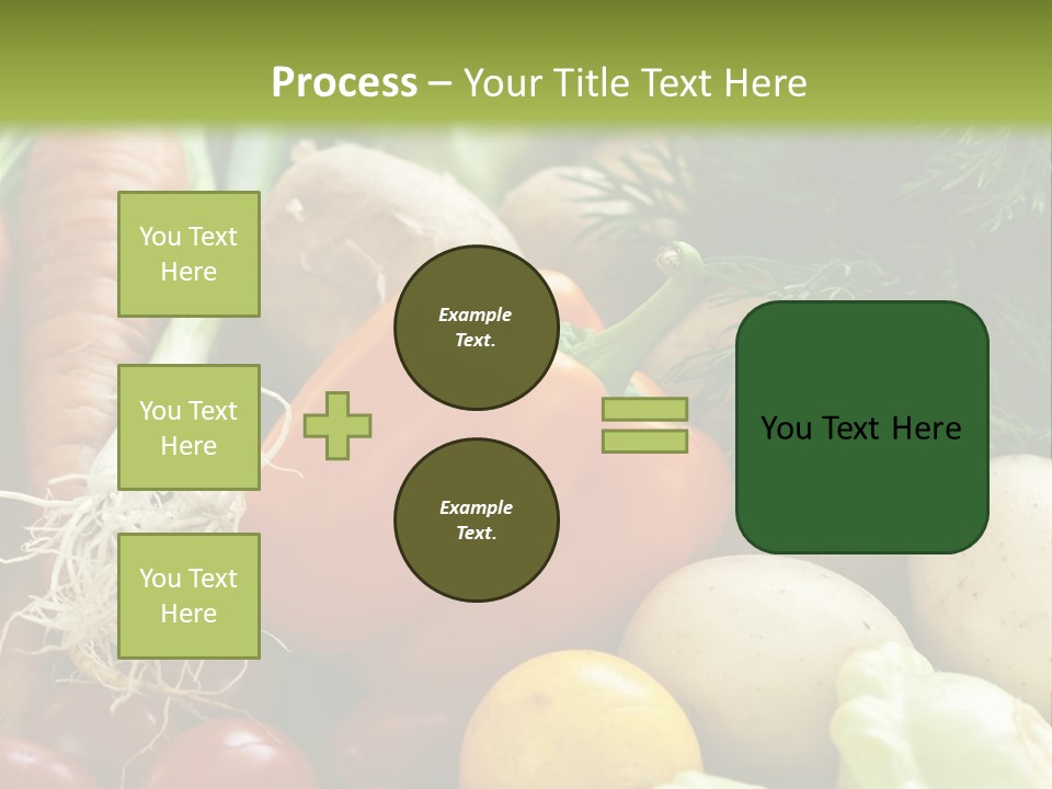 Farm Green Pepper PowerPoint Template