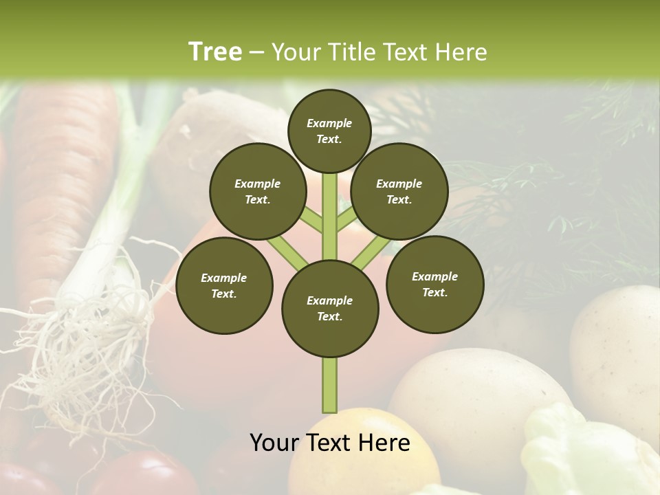 Farm Green Pepper PowerPoint Template