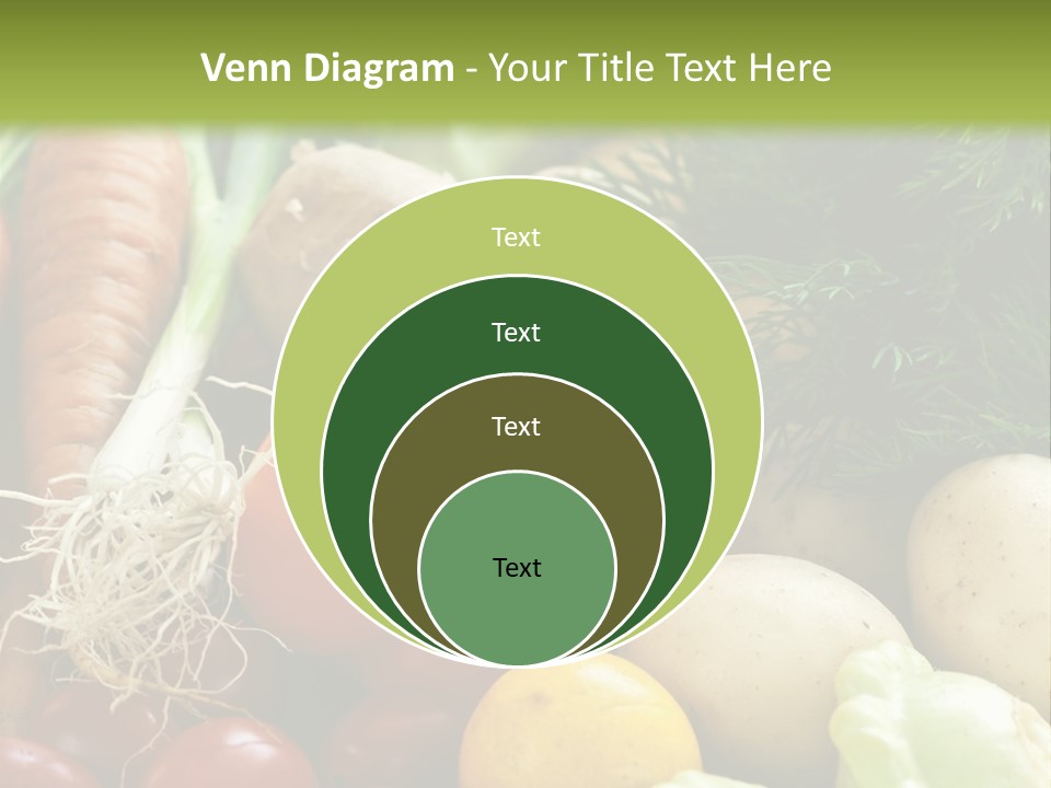 Farm Green Pepper PowerPoint Template