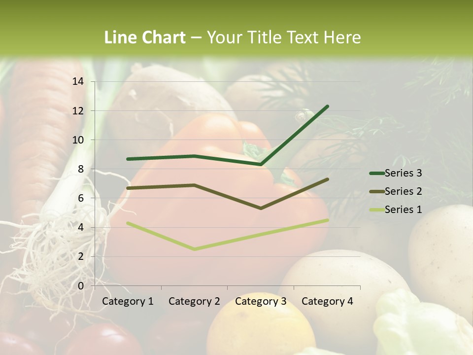 Farm Green Pepper PowerPoint Template