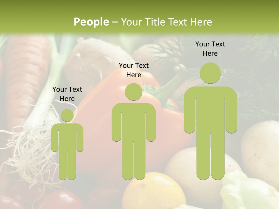 Farm Green Pepper PowerPoint Template