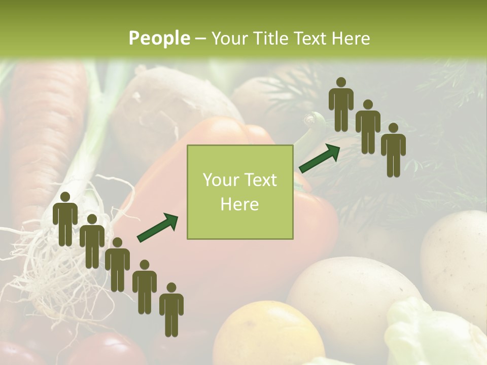 Farm Green Pepper PowerPoint Template