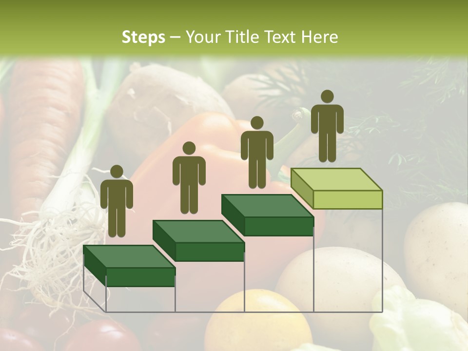 Farm Green Pepper PowerPoint Template