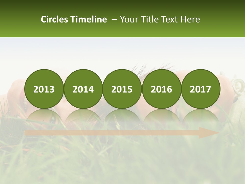 A Couple Of Women Laying On Top Of A Lush Green Field PowerPoint Template