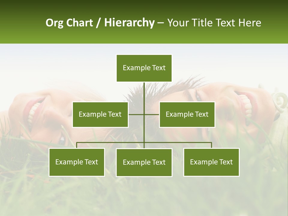 A Couple Of Women Laying On Top Of A Lush Green Field PowerPoint Template