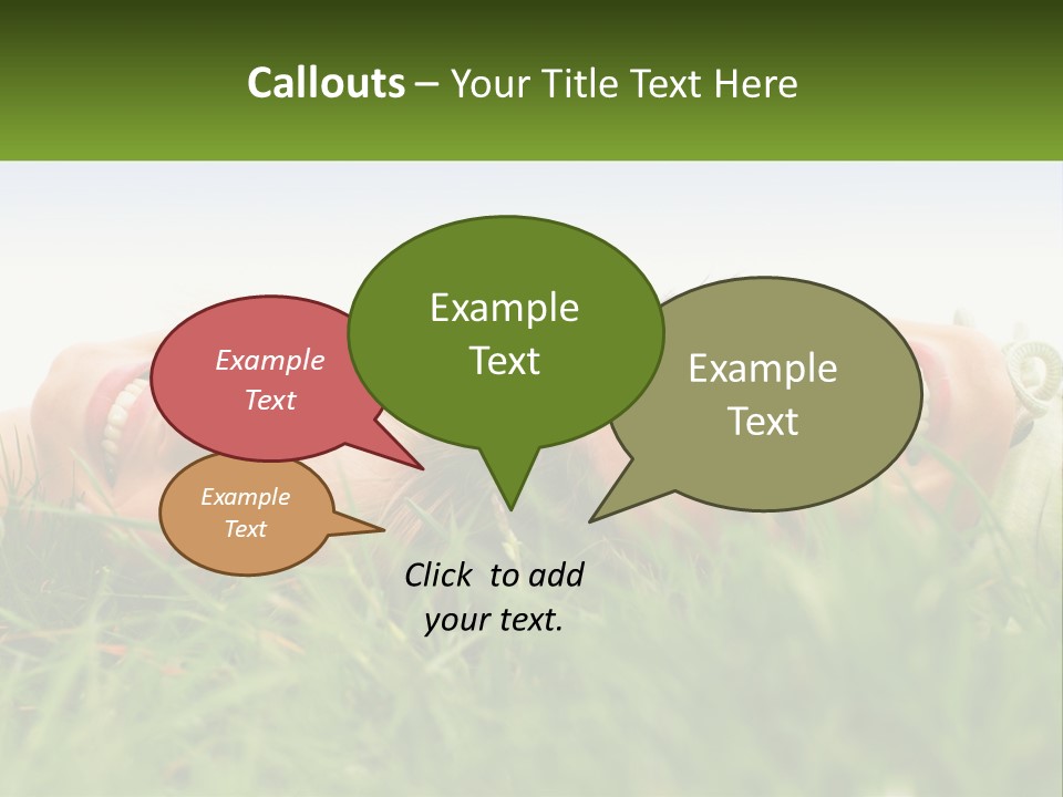 A Couple Of Women Laying On Top Of A Lush Green Field PowerPoint Template