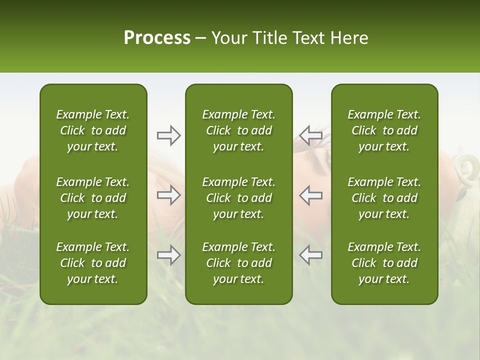 A Couple Of Women Laying On Top Of A Lush Green Field PowerPoint Template