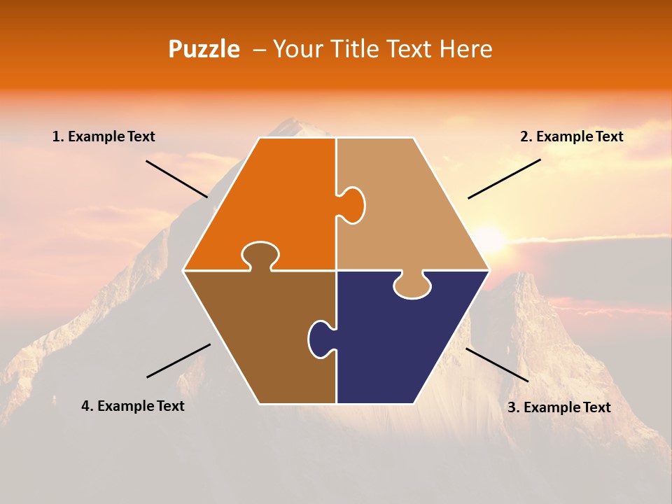 Snow Trek Altitude PowerPoint Template