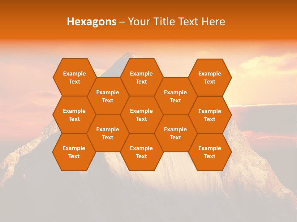 Snow Trek Altitude PowerPoint Template