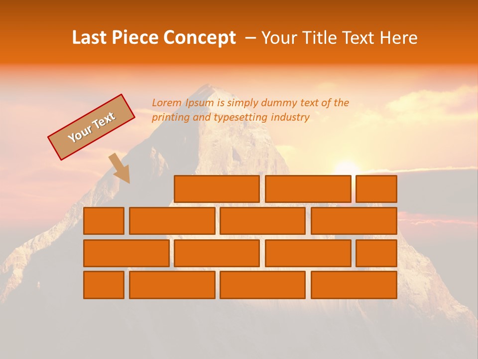 Snow Trek Altitude PowerPoint Template