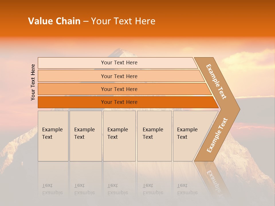 Snow Trek Altitude PowerPoint Template
