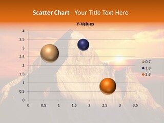 Snow Trek Altitude PowerPoint Template