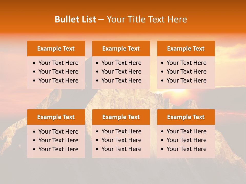 Snow Trek Altitude PowerPoint Template