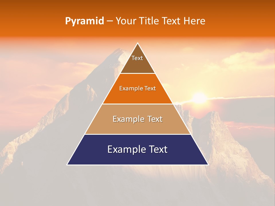 Snow Trek Altitude PowerPoint Template