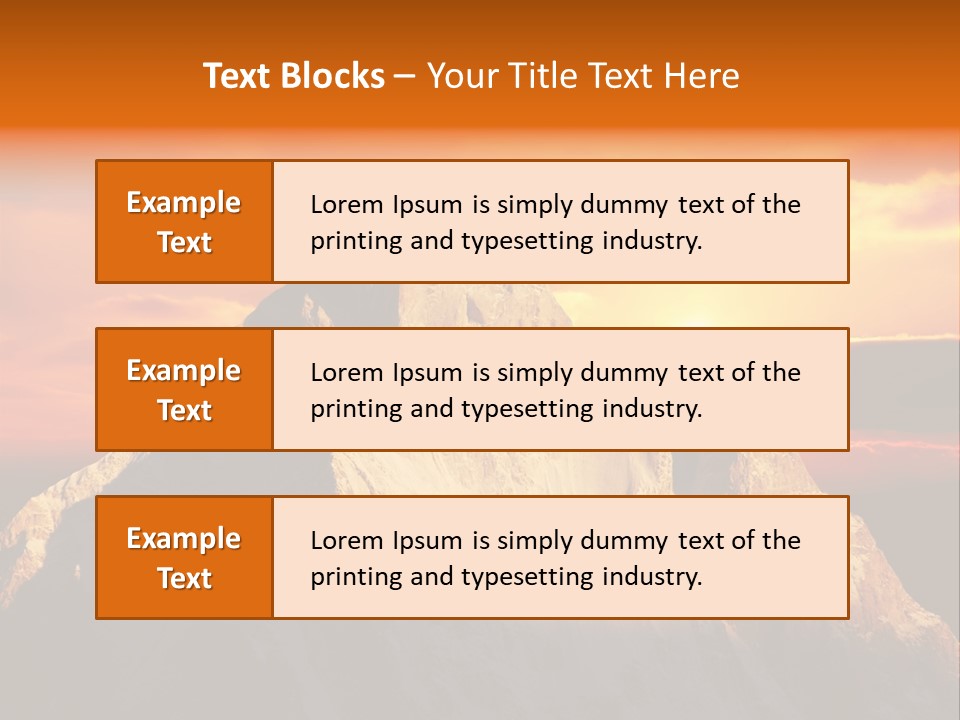 Snow Trek Altitude PowerPoint Template
