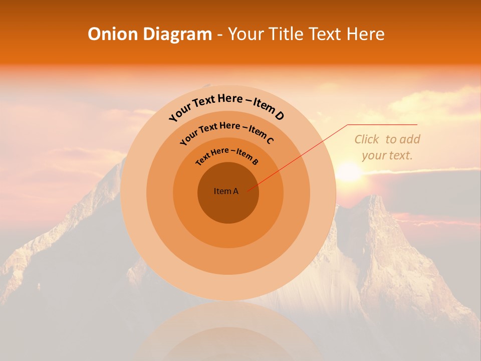 Snow Trek Altitude PowerPoint Template