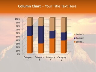 Snow Trek Altitude PowerPoint Template