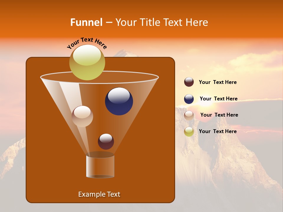 Snow Trek Altitude PowerPoint Template