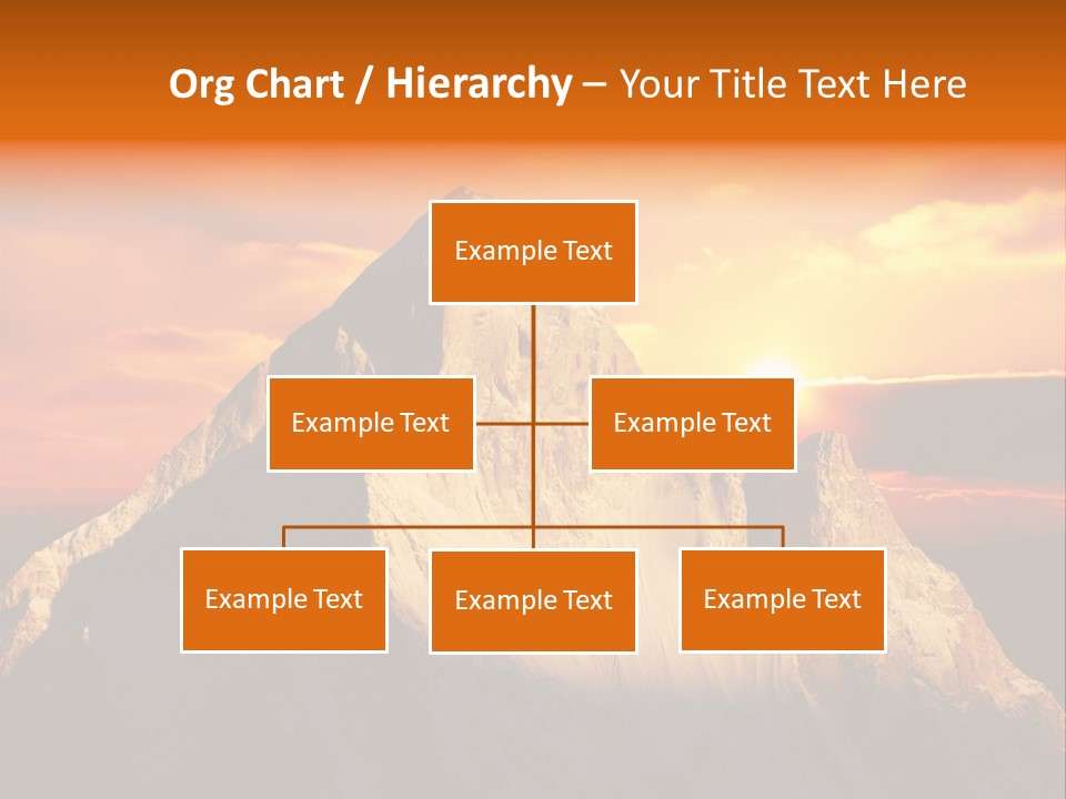 Snow Trek Altitude PowerPoint Template