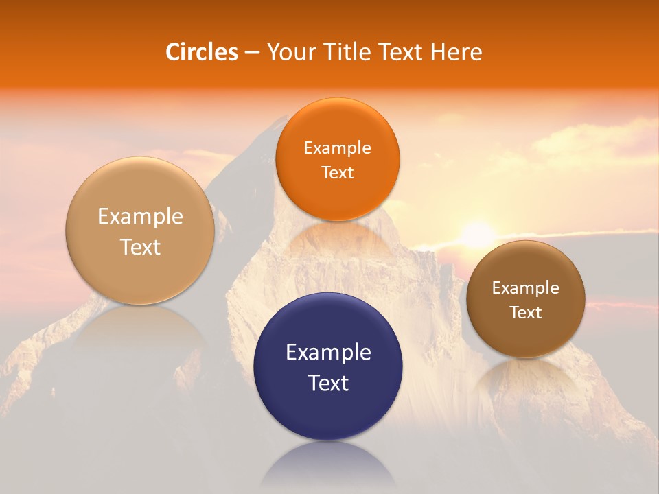 Snow Trek Altitude PowerPoint Template